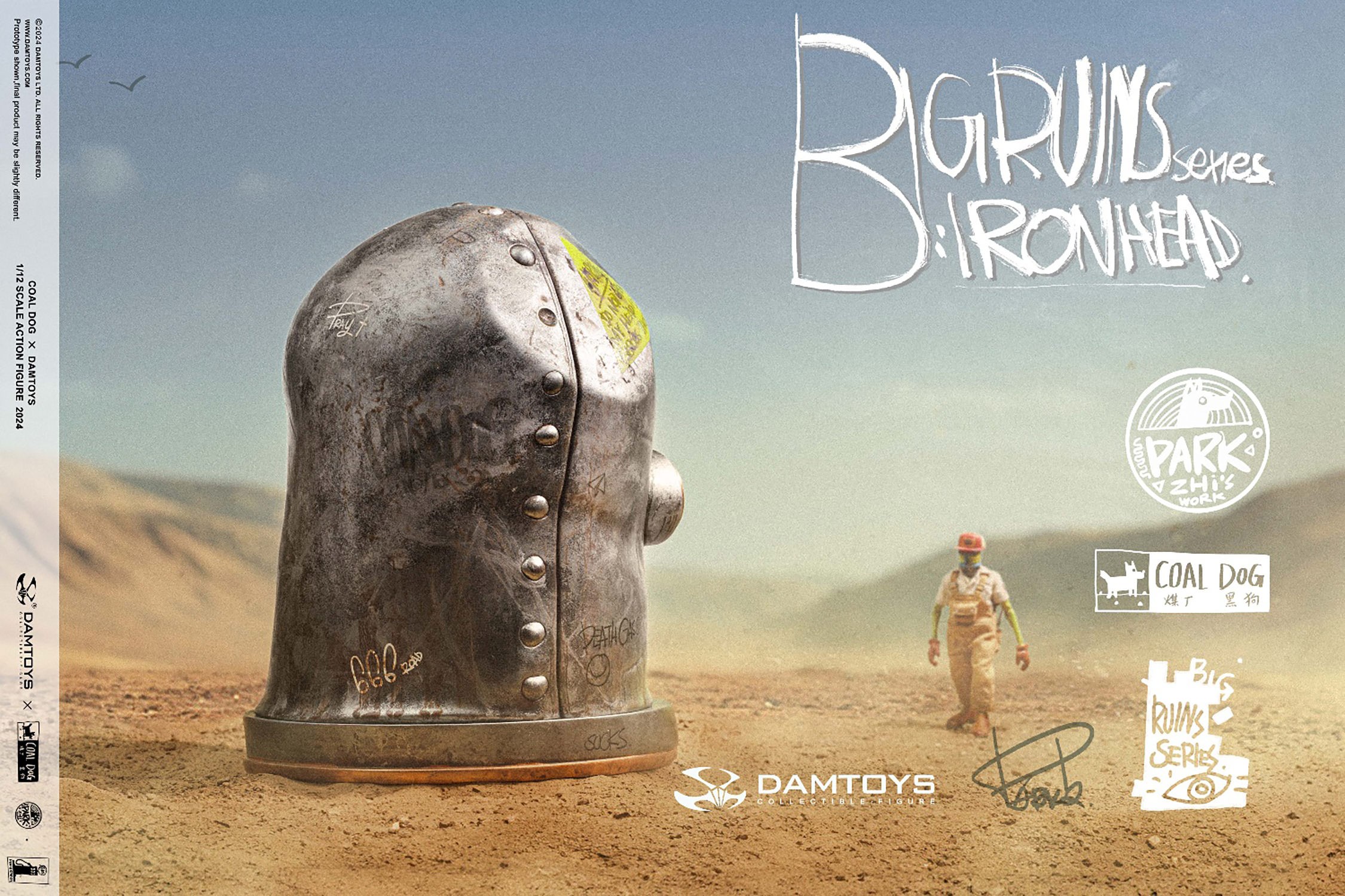 Big Head Tony Collectible Figure by Damtoys and Coal Dog