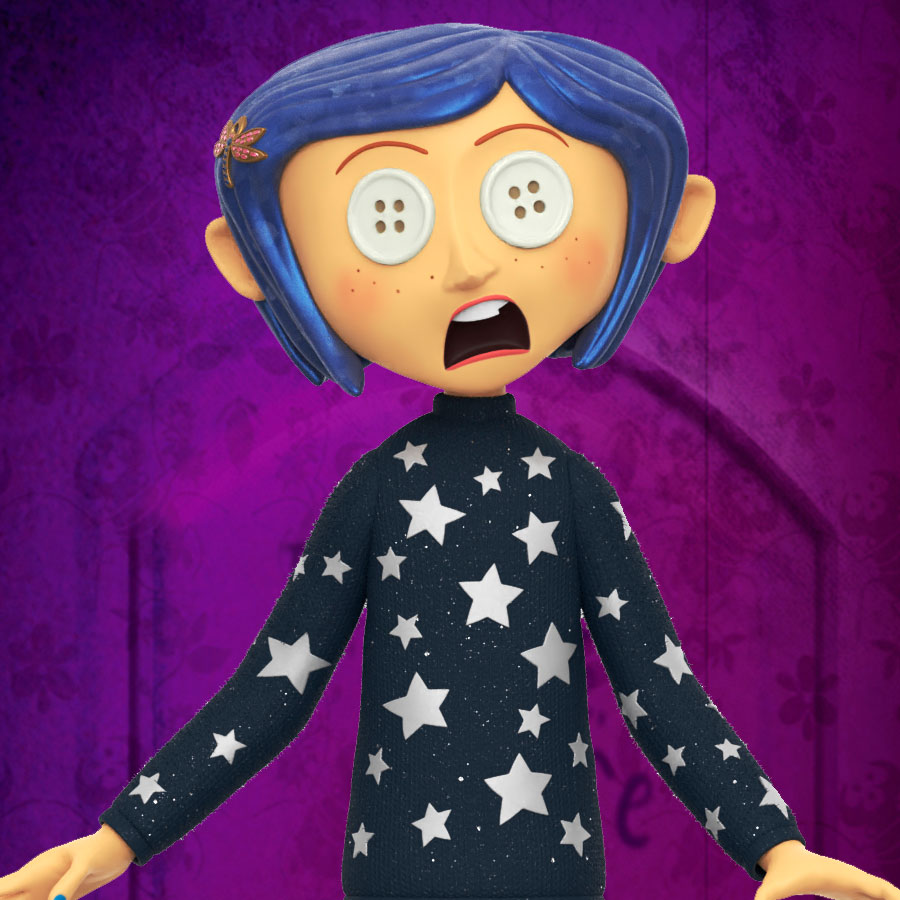 Coraline Coraline (Button Eyes) Vinyl Collectible  (Prototype Shown) View 1