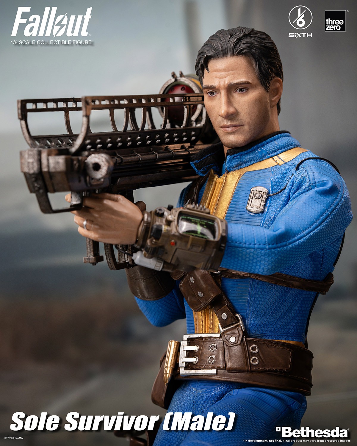 Fallout Sole Survivor (Male) Sixth Scale Figure  (Prototype Shown) View 9
