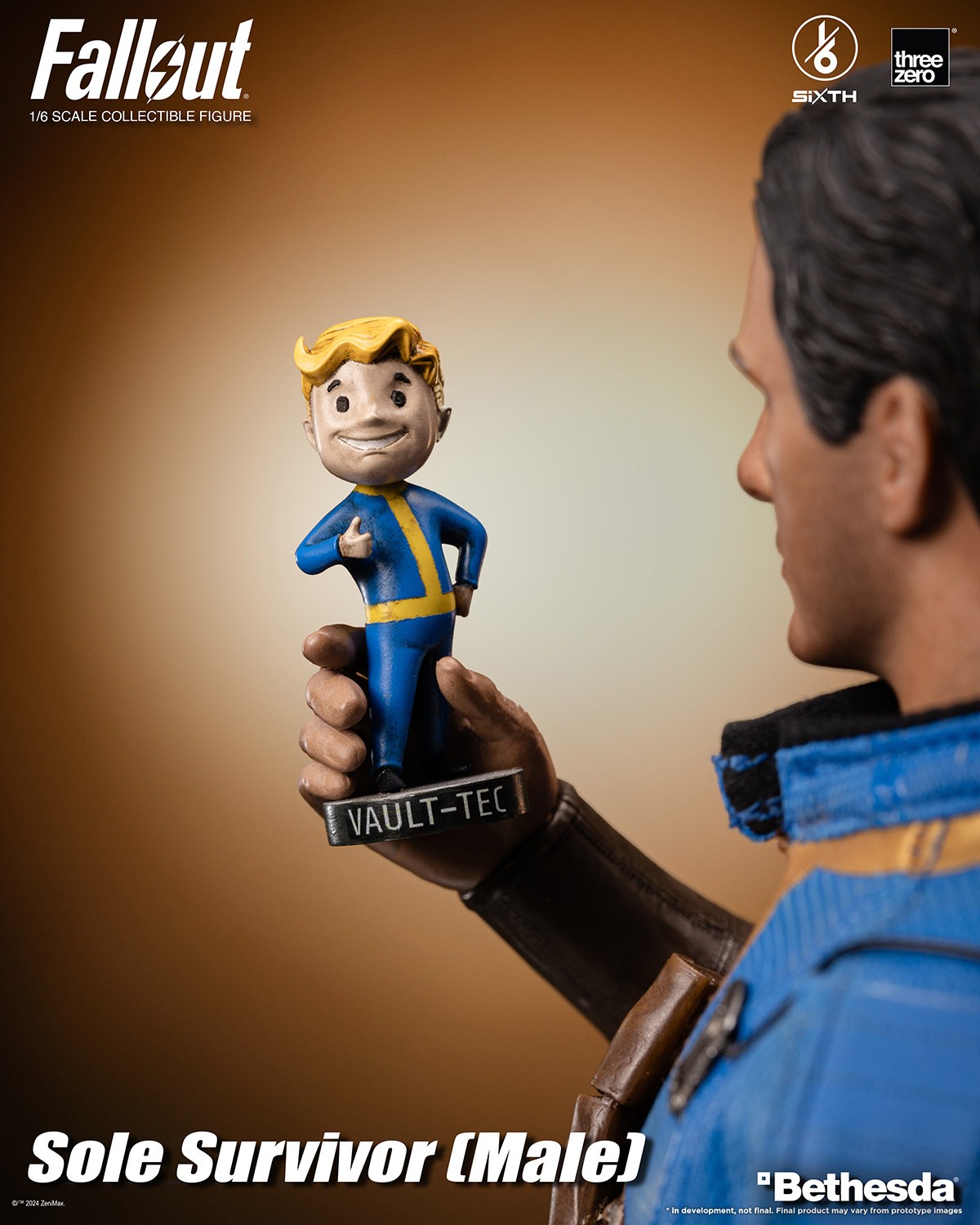 Fallout Sole Survivor (Male) Sixth Scale Figure  (Prototype Shown) View 12