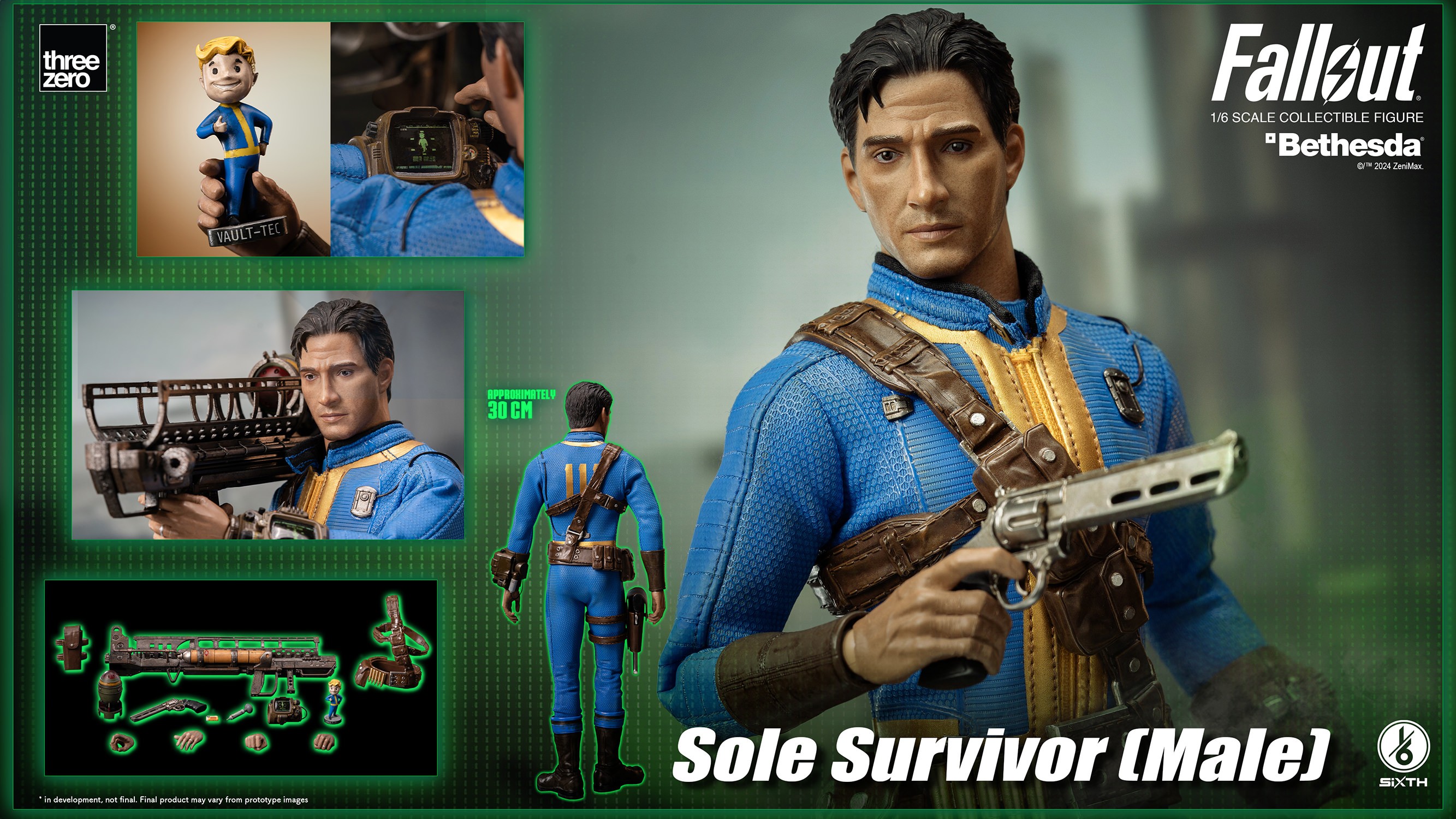 Sole Survivor (Male) Sixth Scale Figure by Threezero