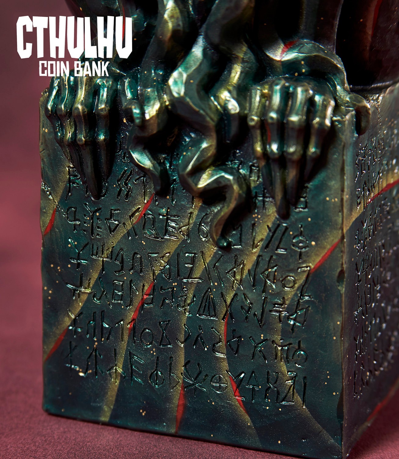 H.P. Lovecraft Cthulhu Coin Bank (Original Color) Statues  Collector Edition (Prototype Shown) View 5