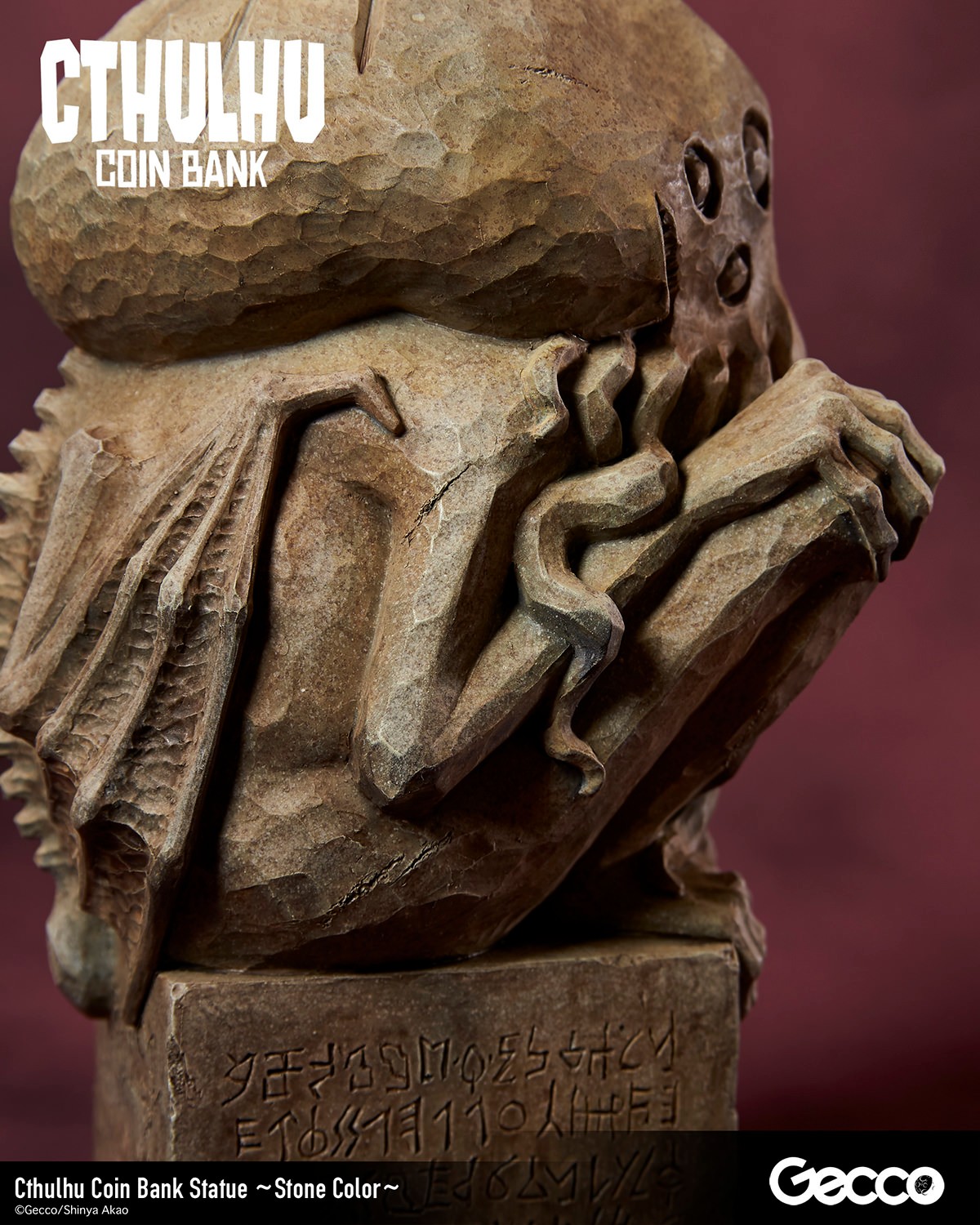 H.P. Lovecraft Cthulhu Coin Bank (Stone Color) Statues  (Prototype Shown) View 17