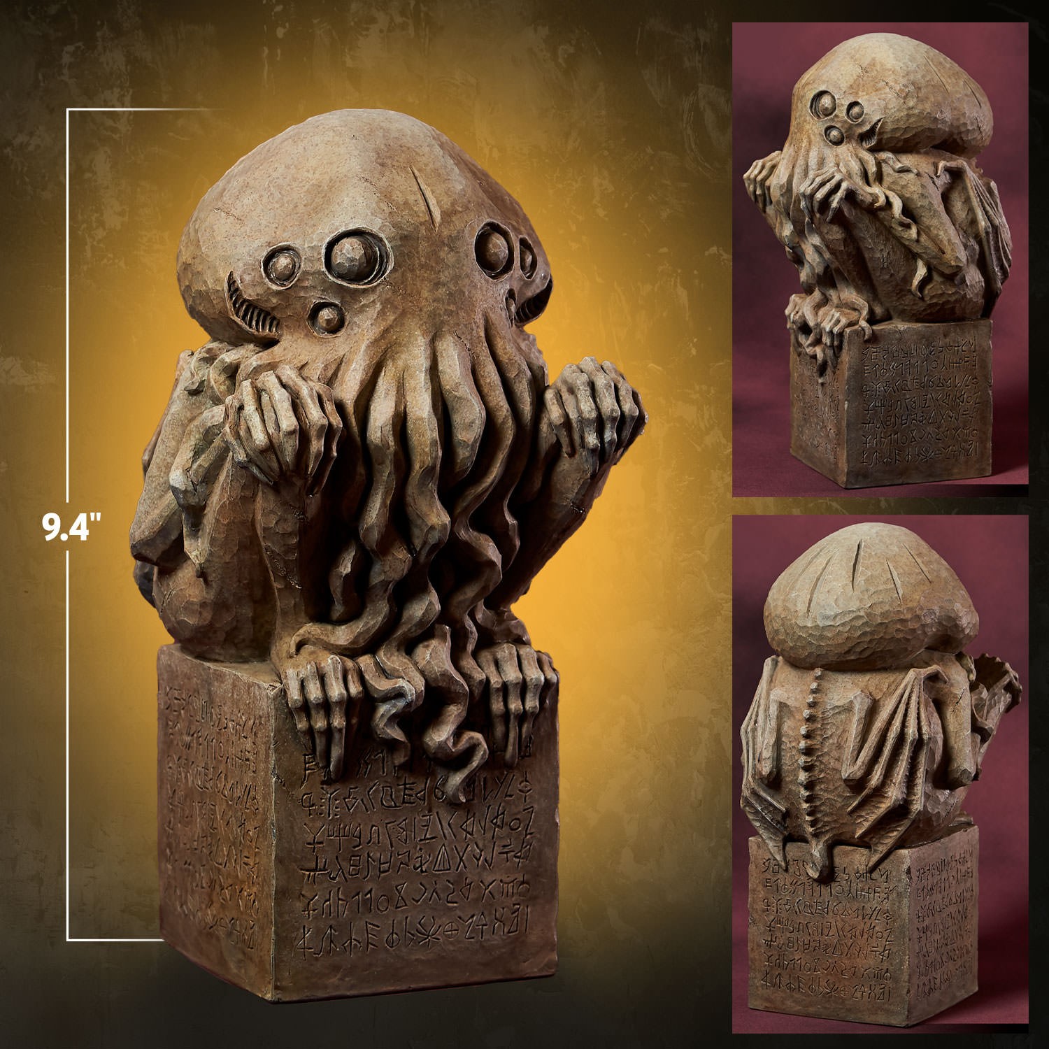 H.P. Lovecraft Cthulhu Coin Bank (Stone Color) Statues  (Prototype Shown) View 2