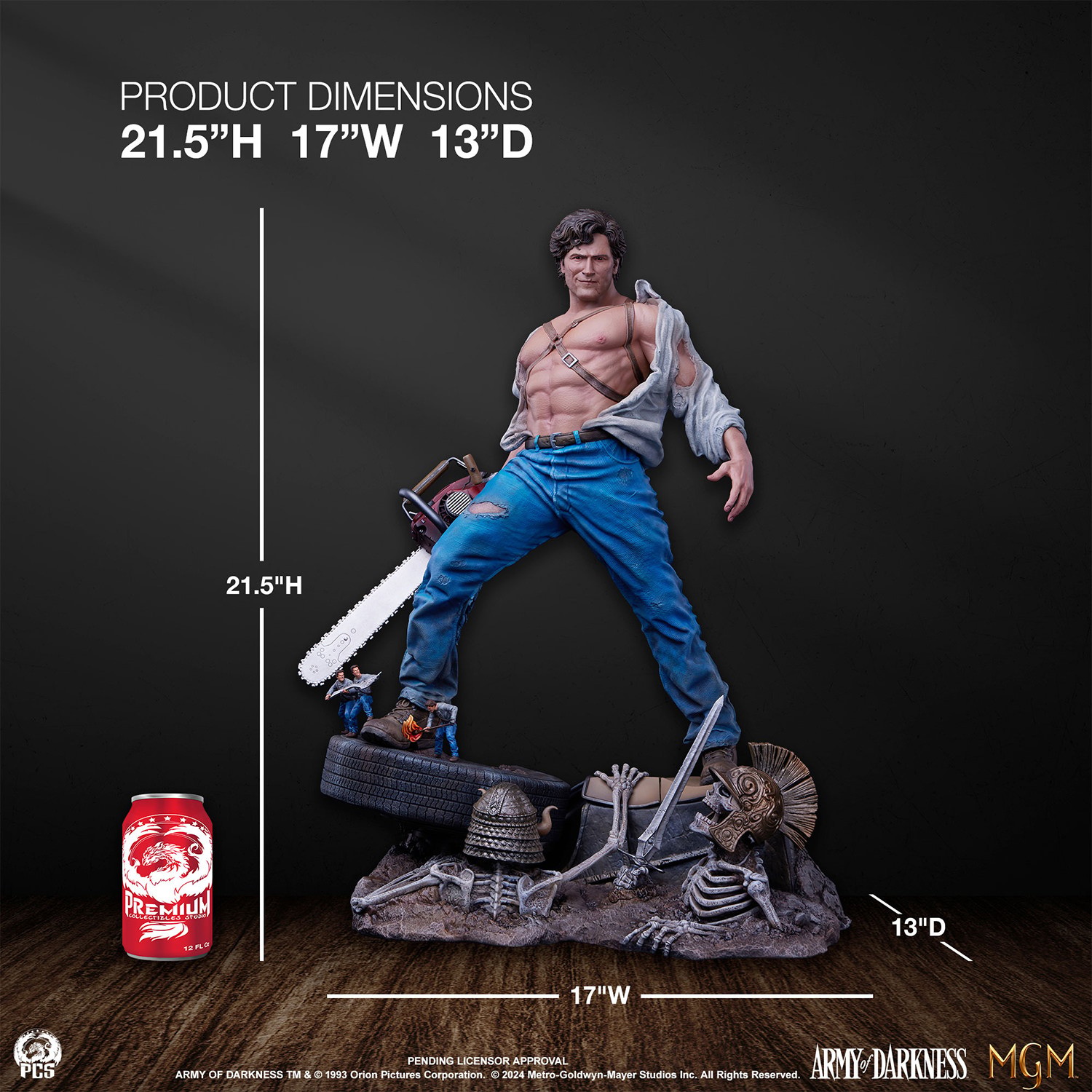 Army of Darkness Ash Quarter Scale Statue  Collector Edition (Prototype Shown) View 2