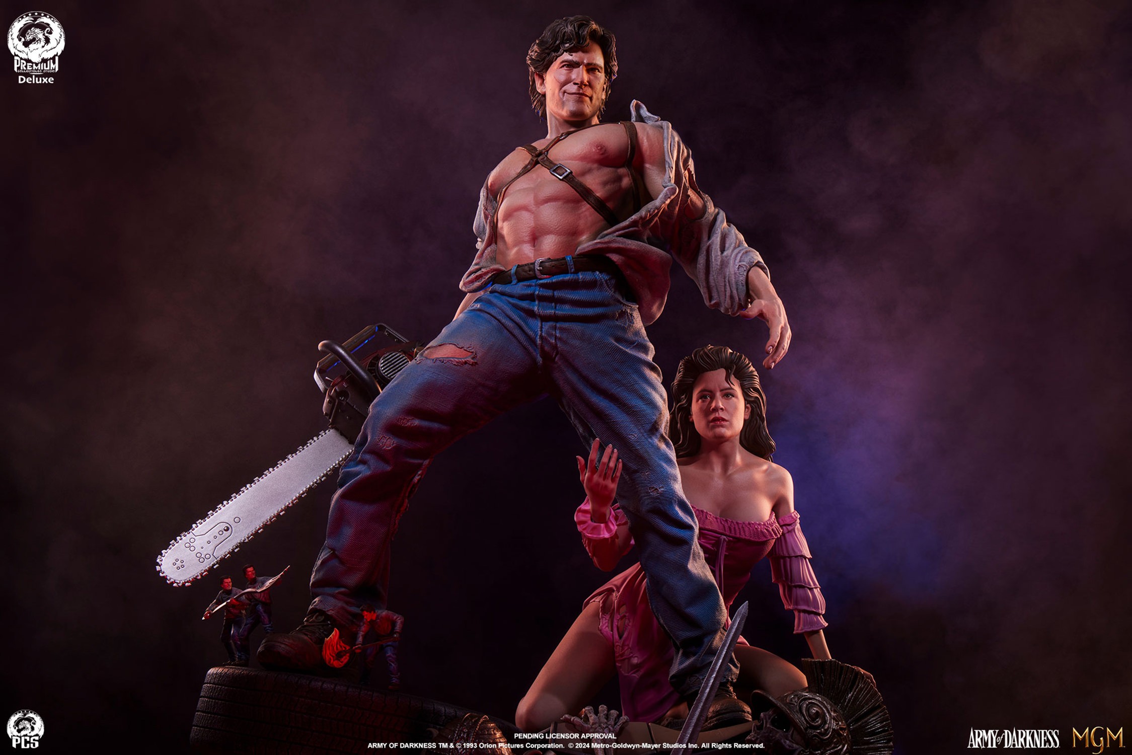 Army of Darkness Ash Deluxe Edition Quarter Scale Statue  (Prototype Shown) View 5