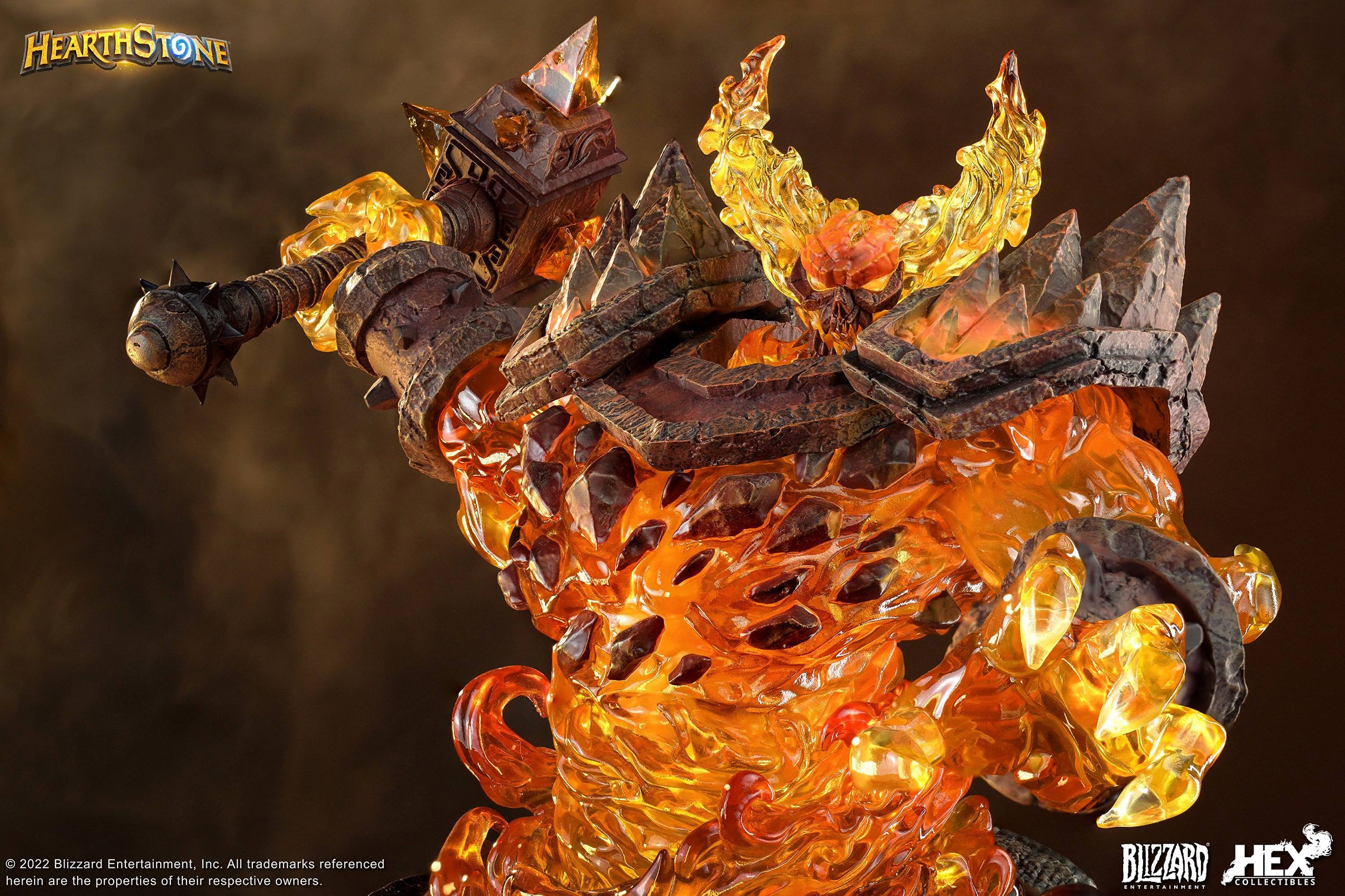 Warcraft Ragnaros the Firelord Statues  (Prototype Shown) View 5
