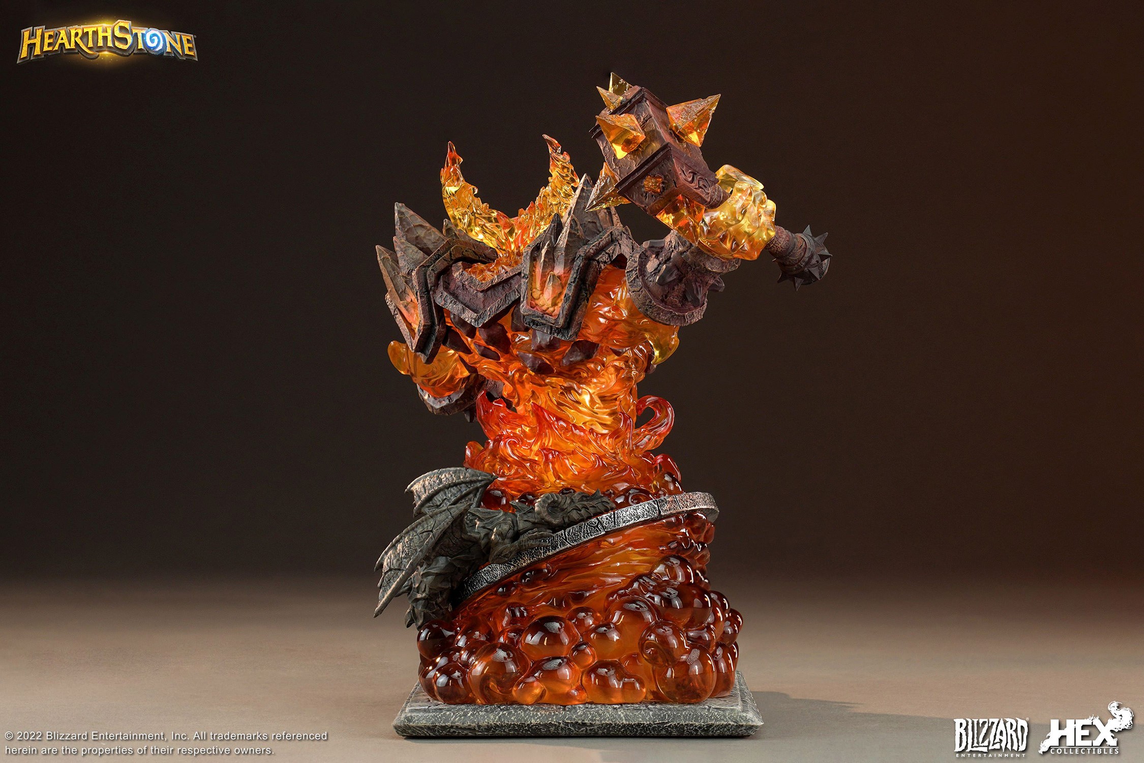 Warcraft Ragnaros the Firelord Statues  (Prototype Shown) View 6