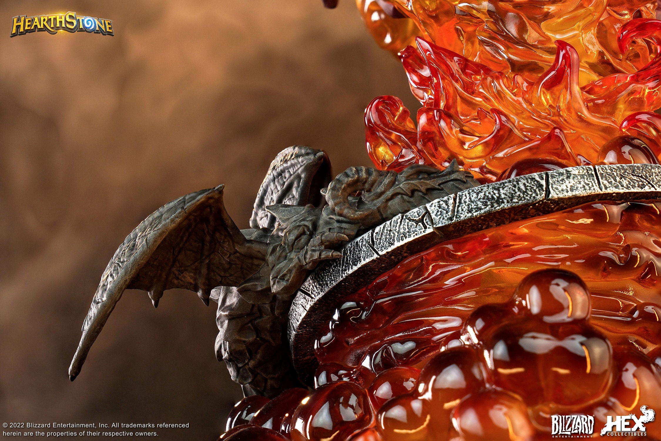 Warcraft Ragnaros the Firelord Statues  (Prototype Shown) View 10