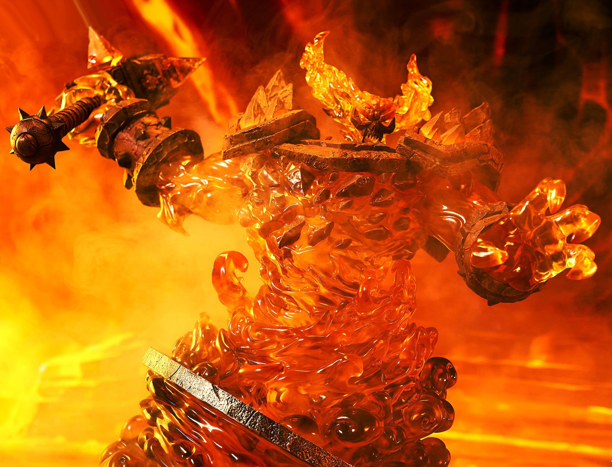 Warcraft Ragnaros the Firelord Statues  (Prototype Shown) View 6