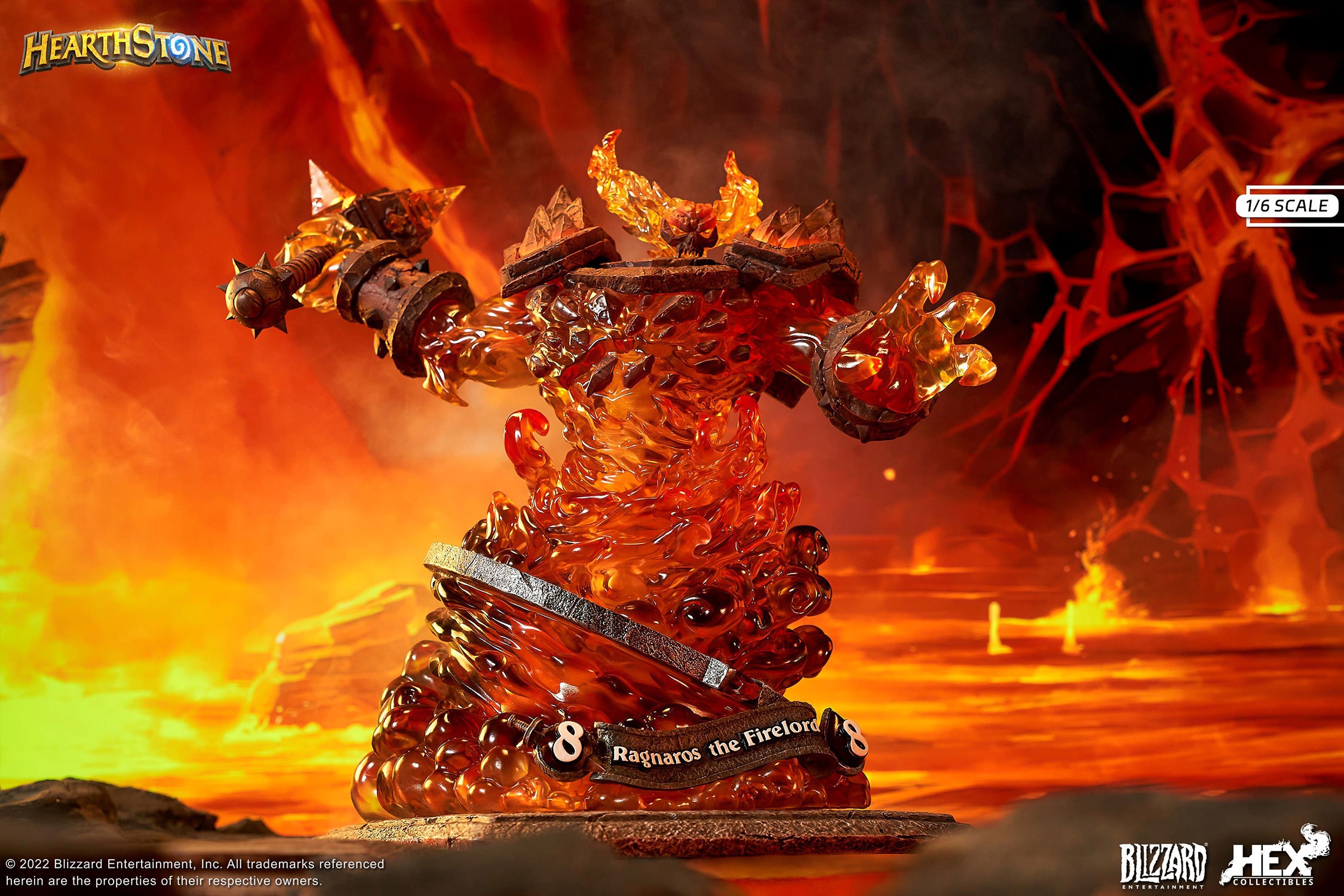 Warcraft Ragnaros the Firelord Statues  (Prototype Shown) View 7
