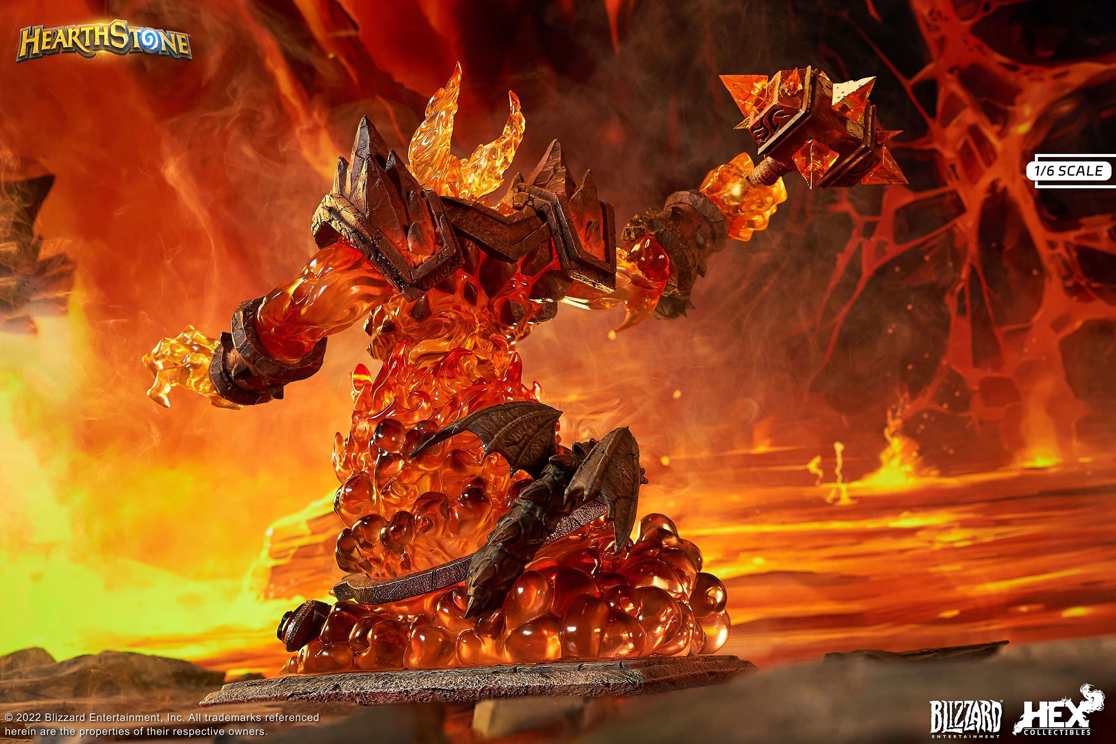 Warcraft Ragnaros the Firelord Statues  (Prototype Shown) View 8
