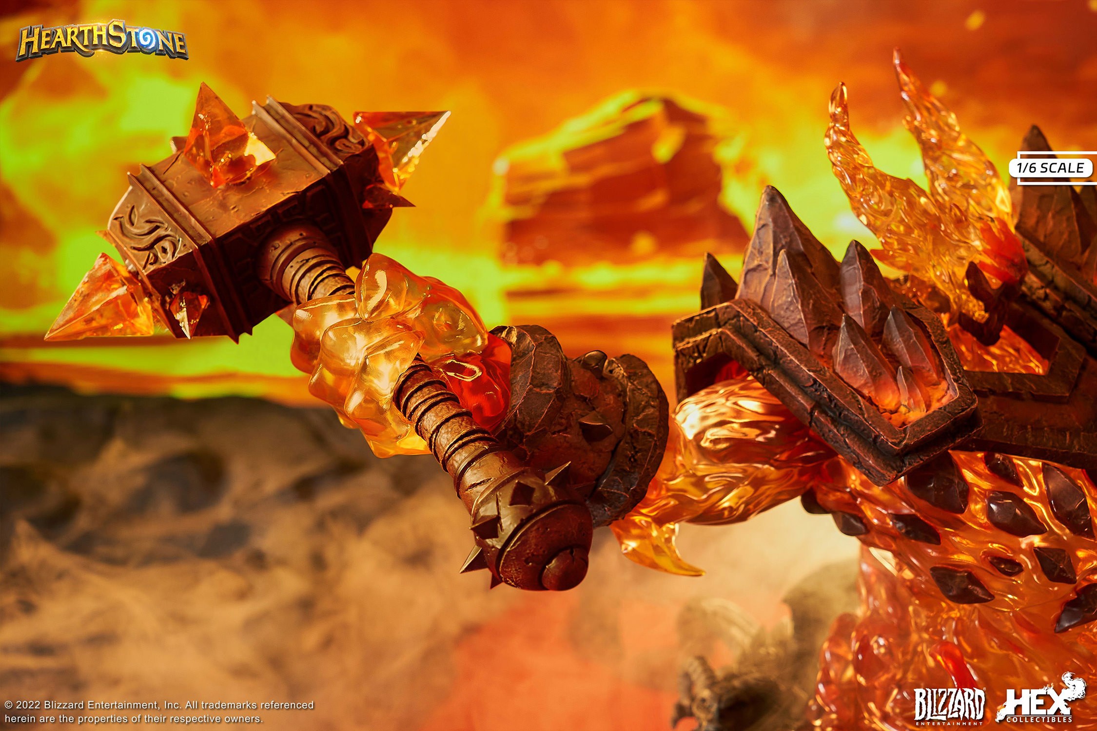 Warcraft Ragnaros the Firelord Statues  (Prototype Shown) View 14