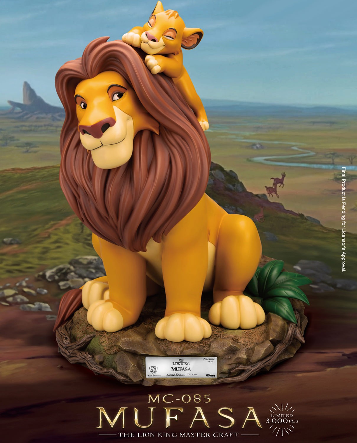 Disney The Lion King - Mufasa Statues  (Prototype Shown) View 1