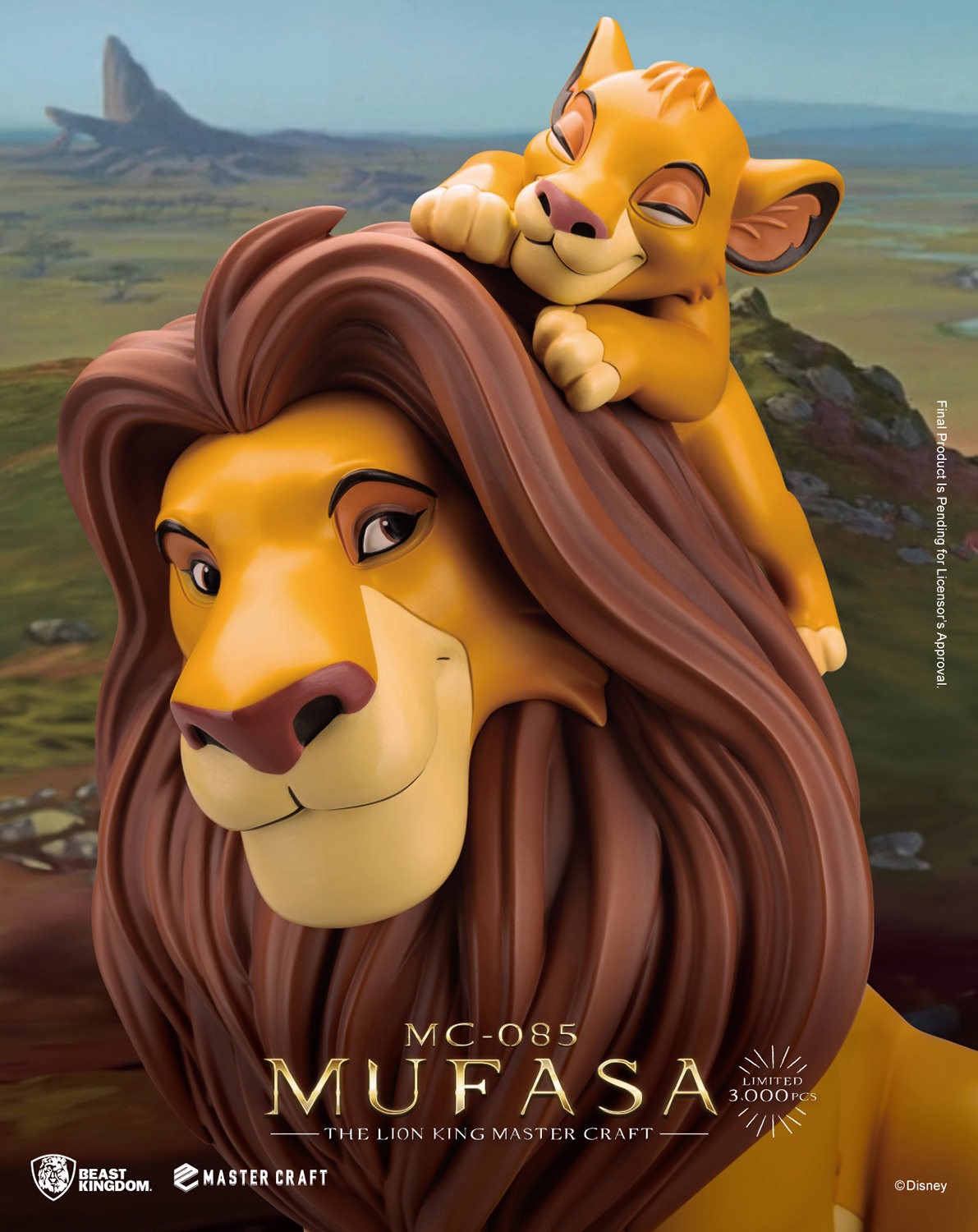 Disney The Lion King - Mufasa Statues  (Prototype Shown) View 3