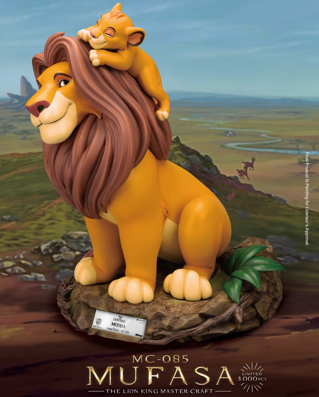 Disney The Lion King - Mufasa Statues  (Prototype Shown) View 4