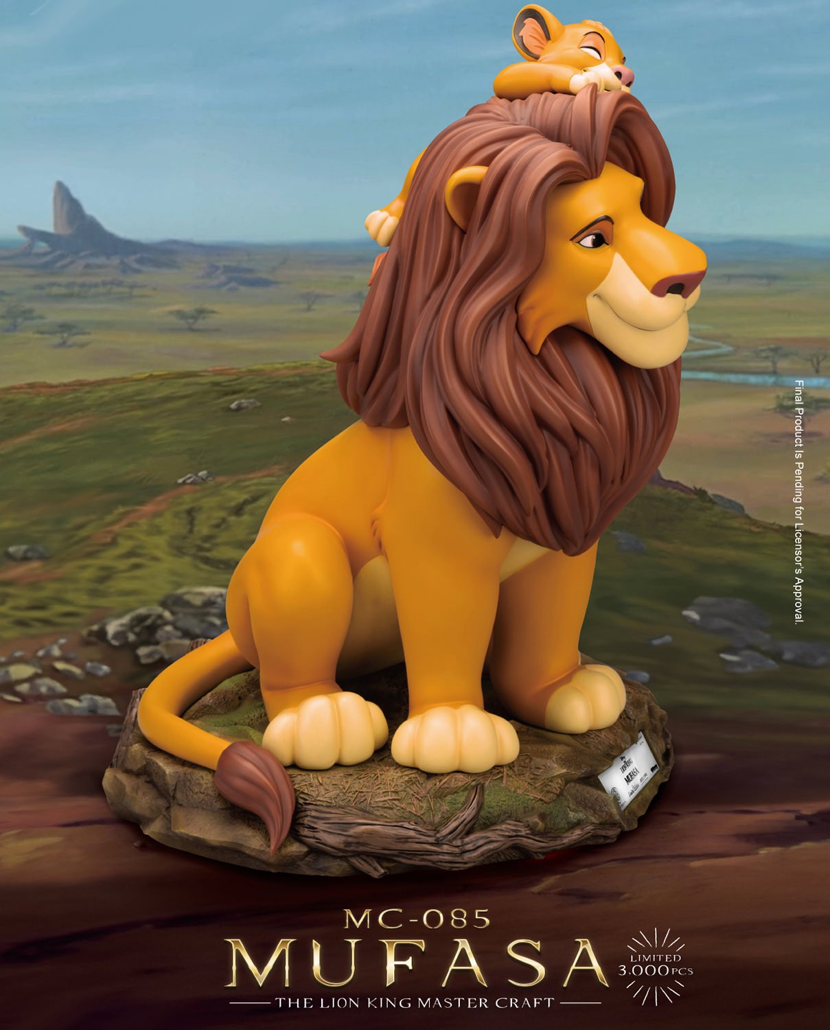 Disney The Lion King - Mufasa Statues  (Prototype Shown) View 5