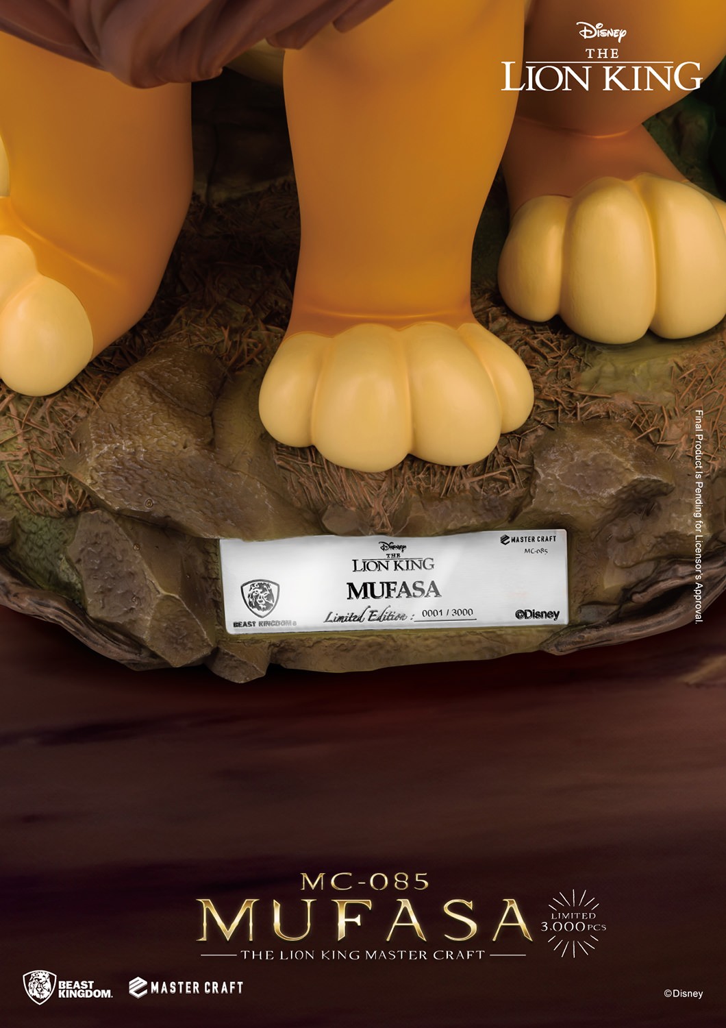 Disney The Lion King - Mufasa Statues  (Prototype Shown) View 7