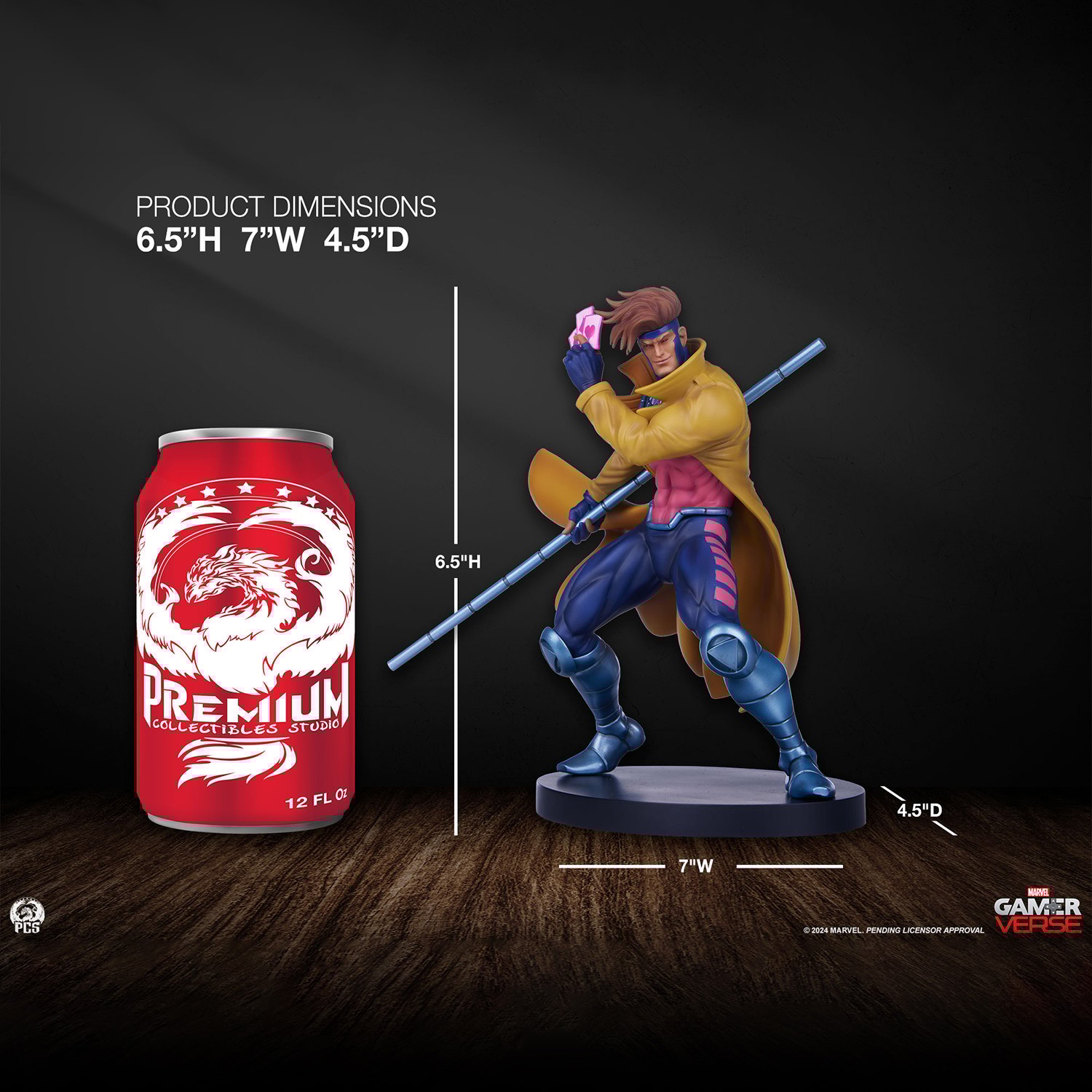 Gambit 1:10 Scale Statue by PCS | Sideshow Collectibles
