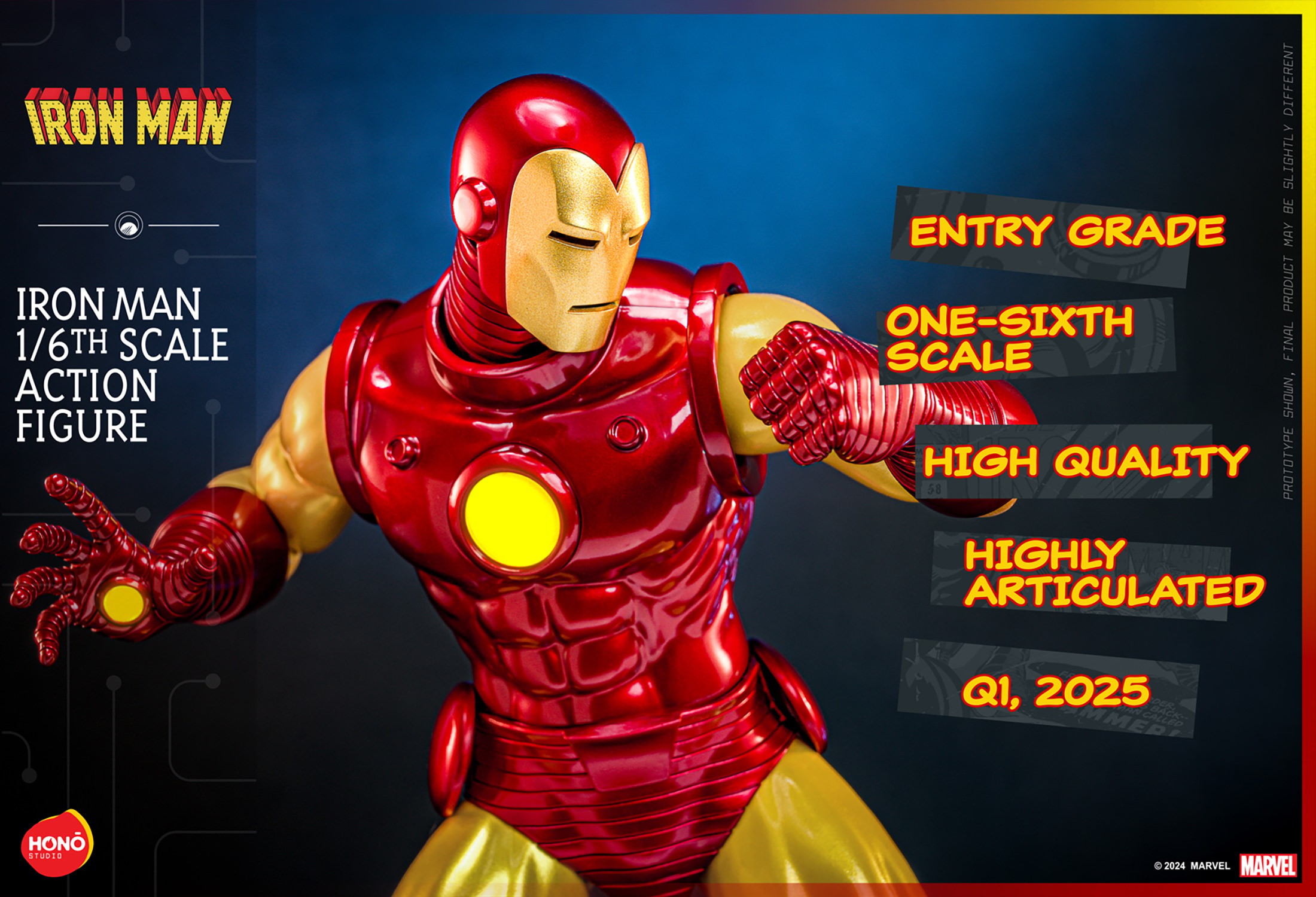 Marvel Iron Man Action Figure  (Prototype Shown) View 22