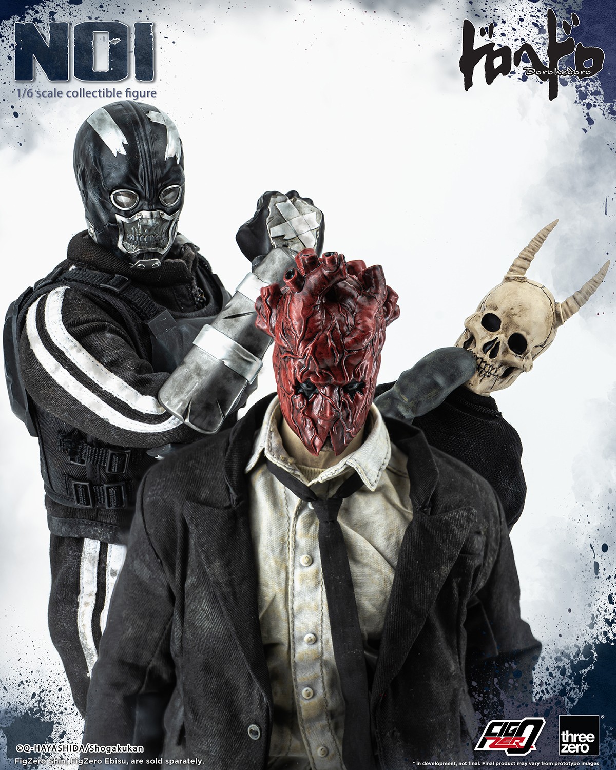 THREEZERO Dorohedoro Ebisu Action Figure Model In Box Pre-order 1/6 Scale Shark