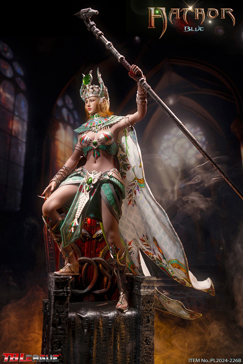 TBLeague フィギュア Hathor Blue PL2024-226B Hathor (Blue) Sixth Scale Figure by TBLeague | Sideshow Collectibles