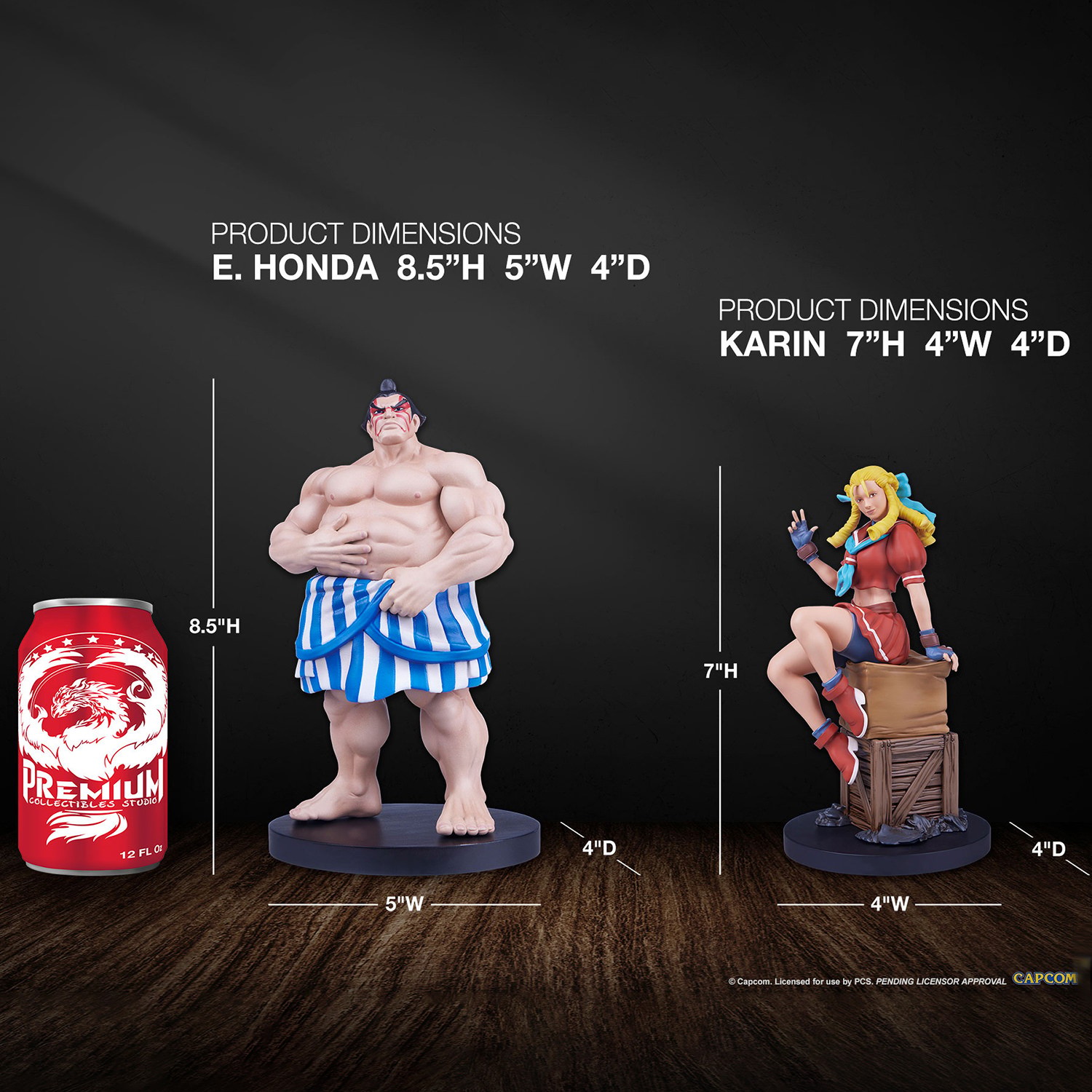 Street Fighter Karin & E. Honda 1:10 Scale Statue  (Prototype Shown) View 2