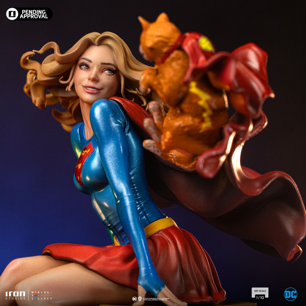 sideshow スーパーガール　statue Supergirl Series #8 1:10 Art Scale Statue by Iron Studios