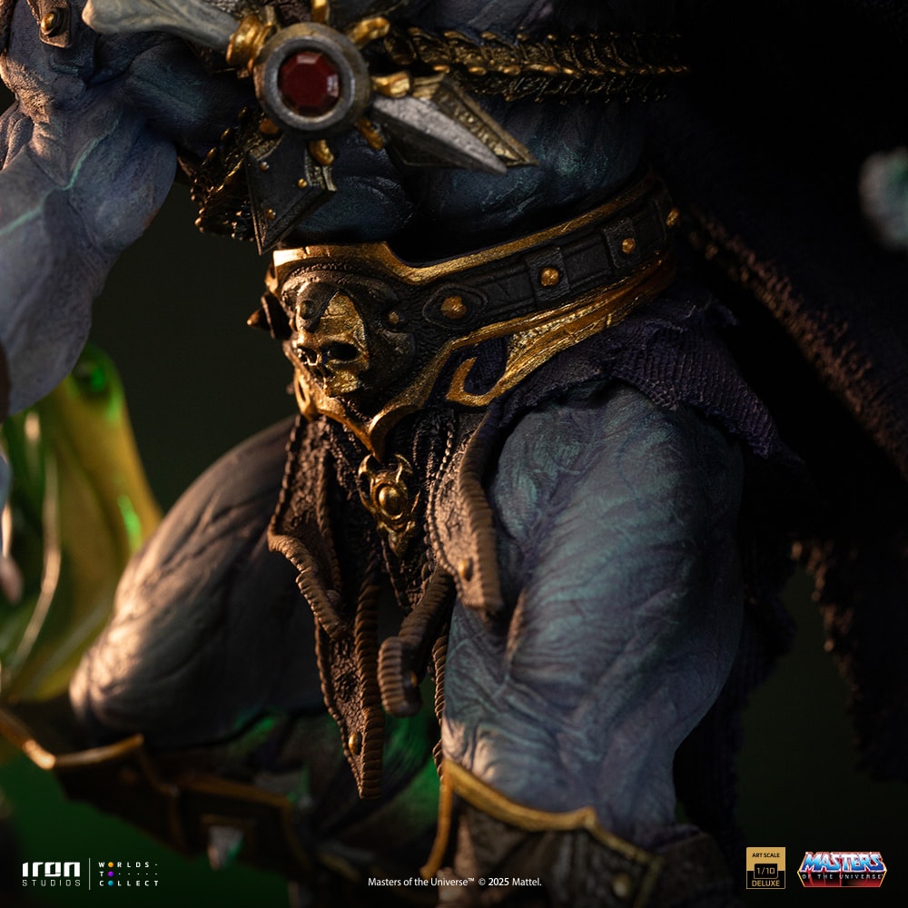 Masters of the Universe Skeletor Unleashed Deluxe 1:10 Scale Statue  (Prototype Shown) View 7