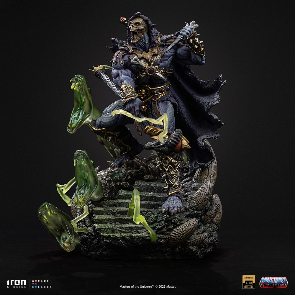 Masters of the Universe Skeletor Unleashed Deluxe 1:10 Scale Statue  (Prototype Shown) View 10