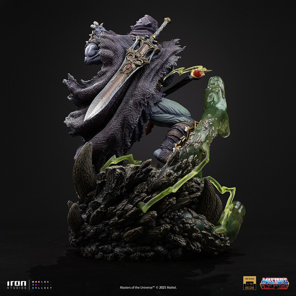 Masters of the Universe Skeletor Unleashed Deluxe 1:10 Scale Statue  (Prototype Shown) View 12