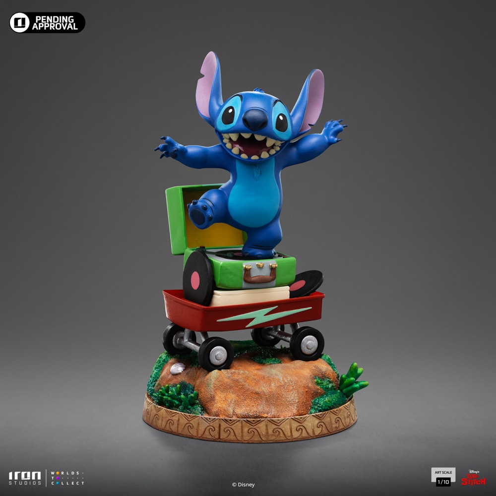 Stitch 1:10 Scale Statue by Iron Studios | Sideshow Collectibles