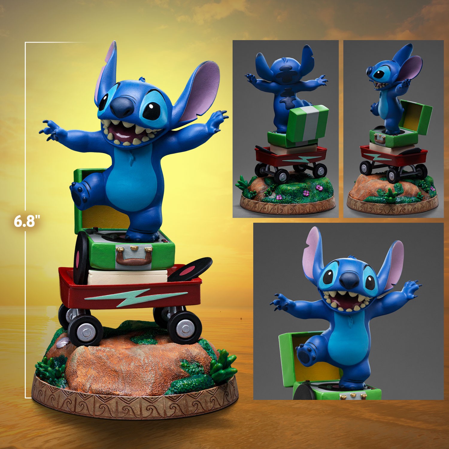 ⭐︎stitch⭐︎ Stitch 1:10 Scale Statue by Iron Studios | Sideshow Collectibles