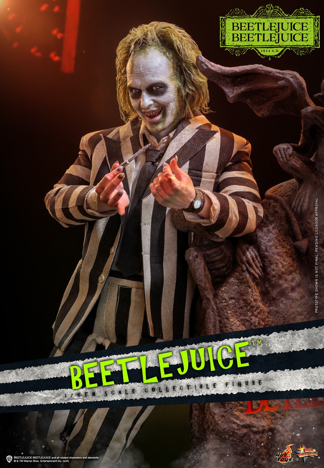 Beetlejuice Sixth Scale Figure by Hot Toys | Sideshow