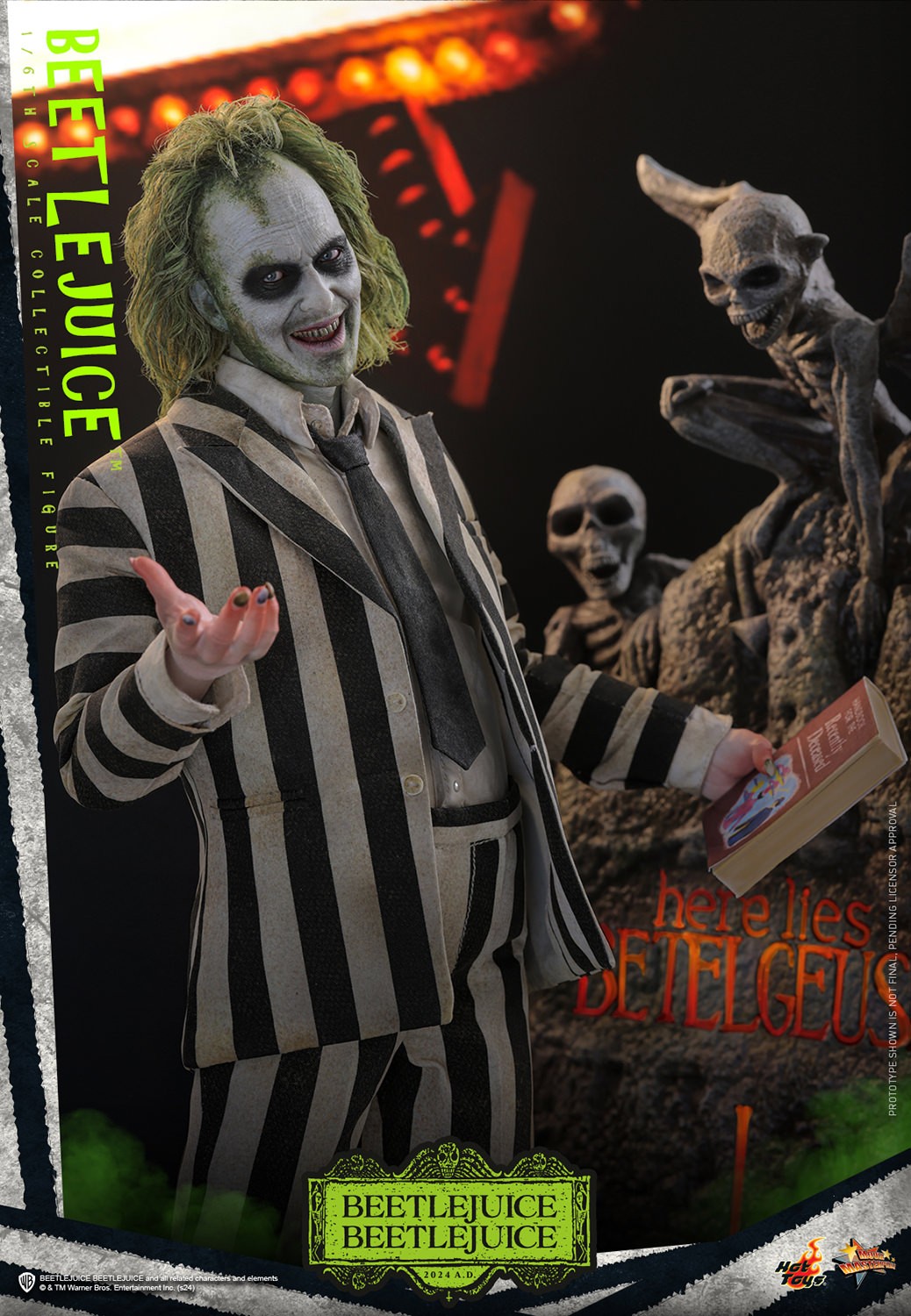 Beetlejuice Sixth Scale Figure by Hot Toys | Sideshow