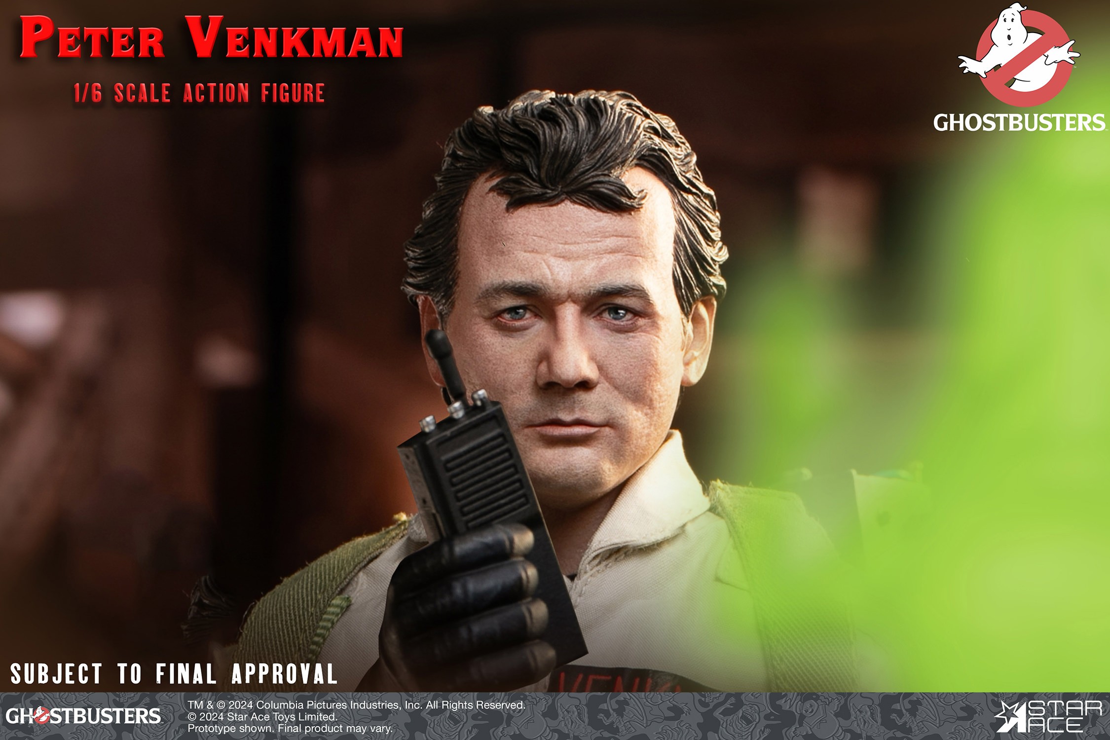 Ghostbusters Peter Venkman Sixth Scale Figure  Collector Edition (Prototype Shown) View 8