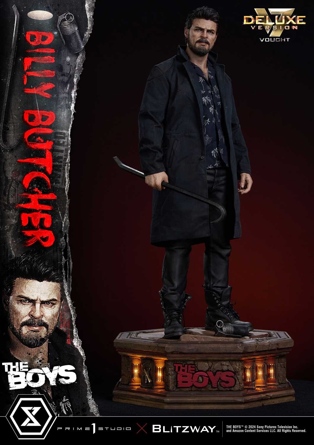 The Boys William "Billy" Butcher (Deluxe Version) Quarter Scale Statue  (Prototype Shown) View 10