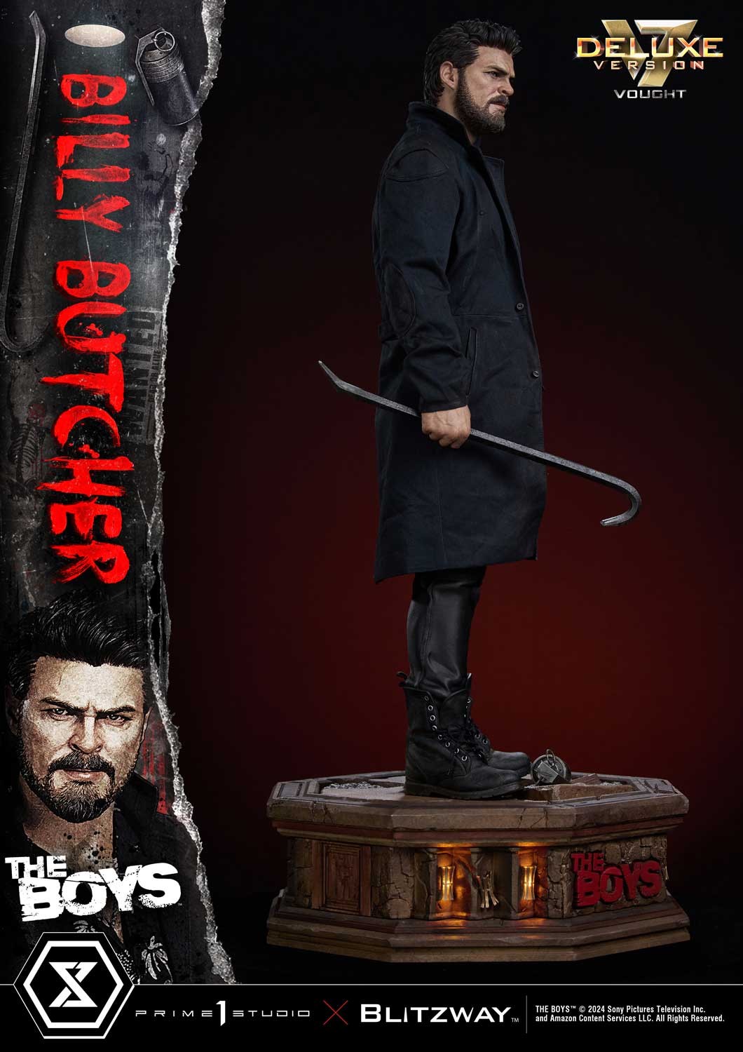 The Boys William "Billy" Butcher (Deluxe Version) Quarter Scale Statue  (Prototype Shown) View 12