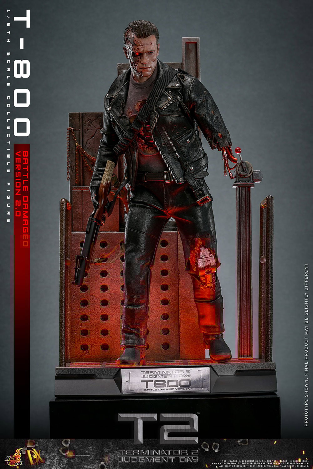 全商品オープニング価格！ T-800 (Battle Hot by Figure Scale Sixth 2.0) Version Damaged SF・ファンタジー・ホラー
