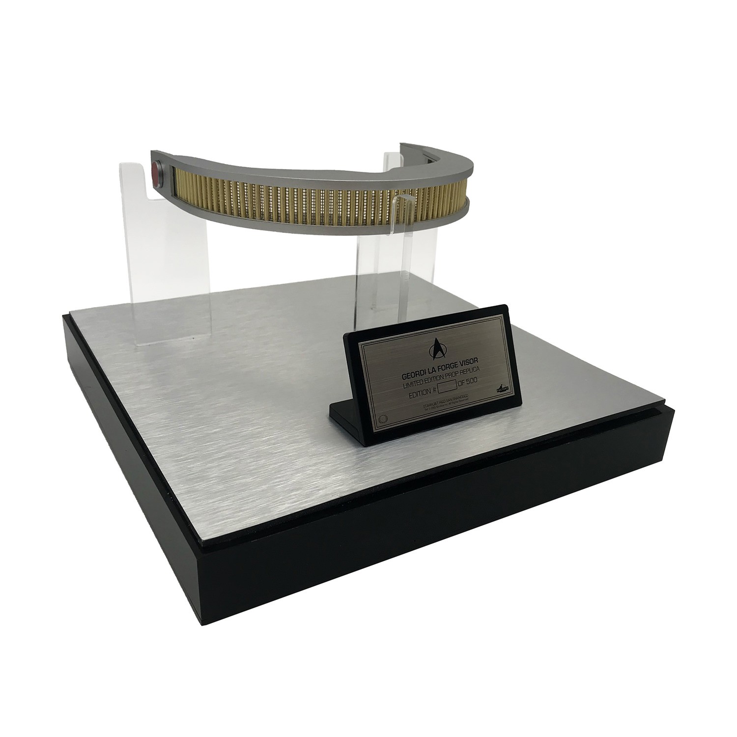 Star Trek Geordi La Forge VISOR Prop Replica  (Prototype Shown) View 3