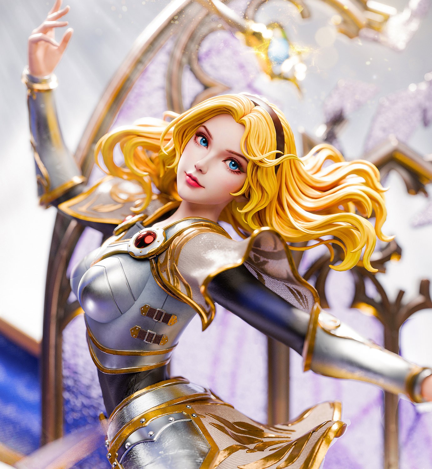 League of Legends Lux Statues  (Prototype Shown) View 3