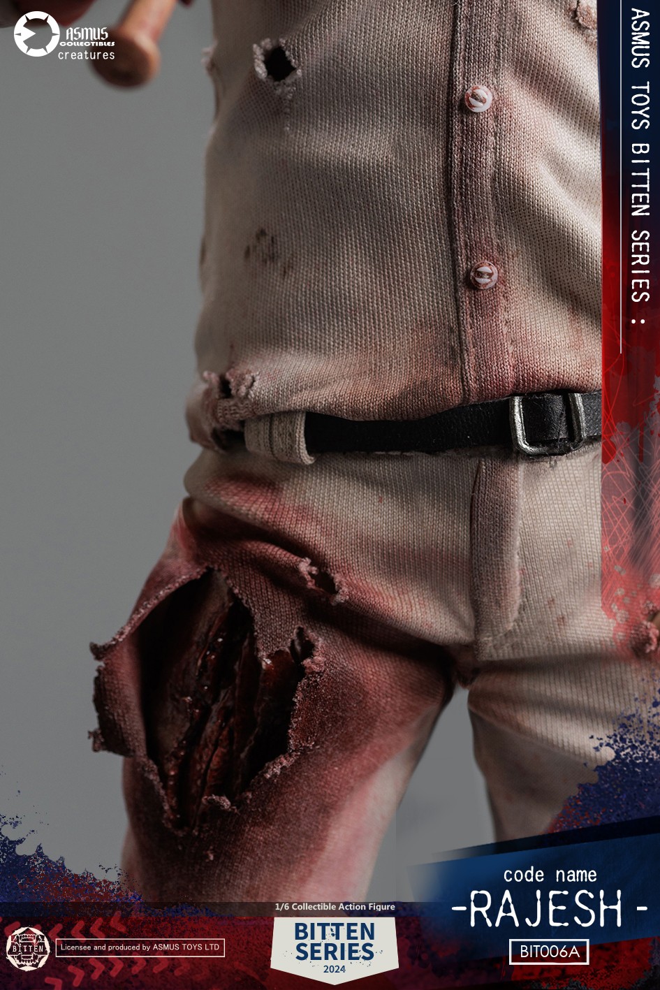 Bitten Bitten: Rajesh Sixth Scale Figure  (Prototype Shown) View 9
