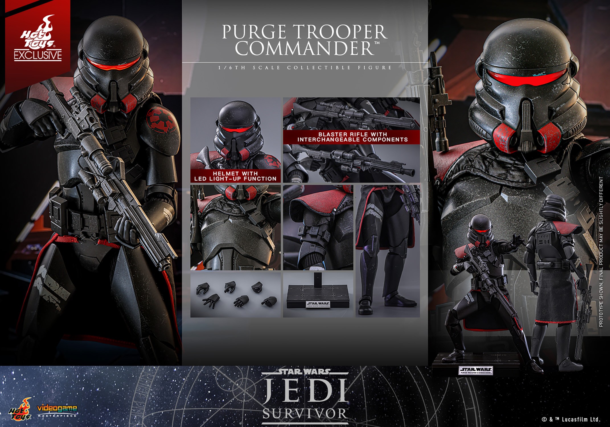Star Wars Purge Trooper Commander™ Sixth Scale Figure  (Prototype Shown) View 17