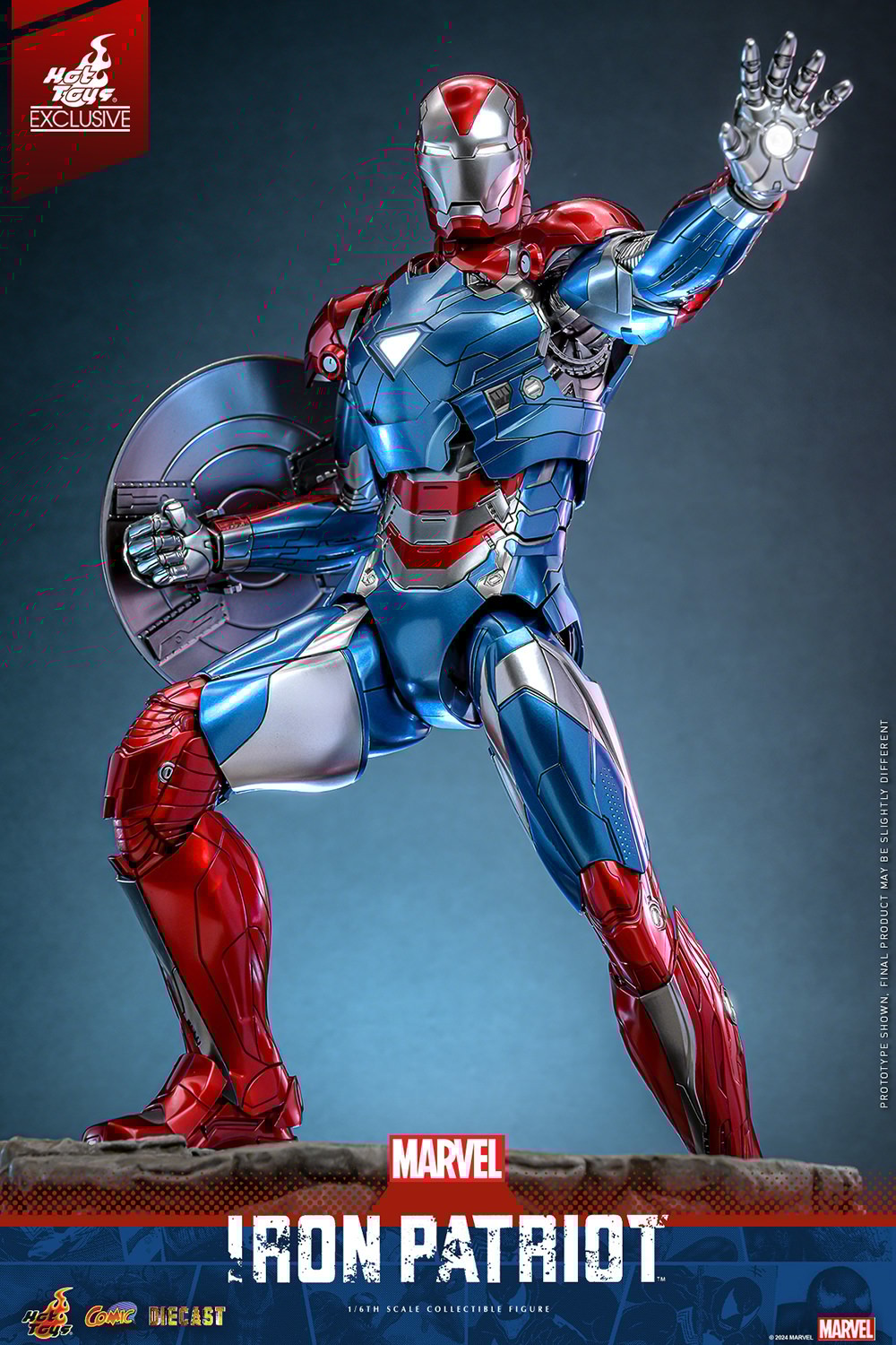 Iron Patriot Sixth Scale Figure by Hot Toys | Sideshow