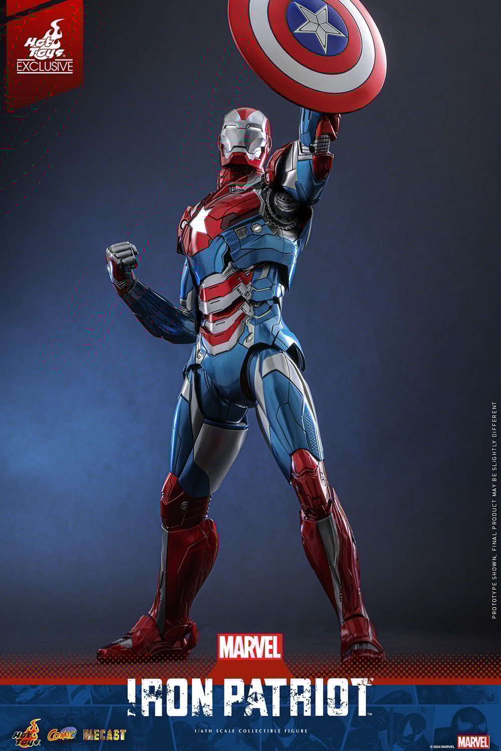 Iron Patriot Sixth Scale Figure by Hot Toys | Sideshow