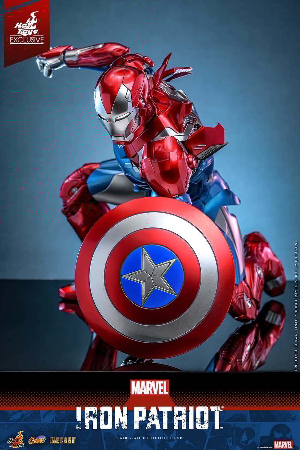 Iron Patriot Sixth Scale Figure by Hot Toys | Sideshow