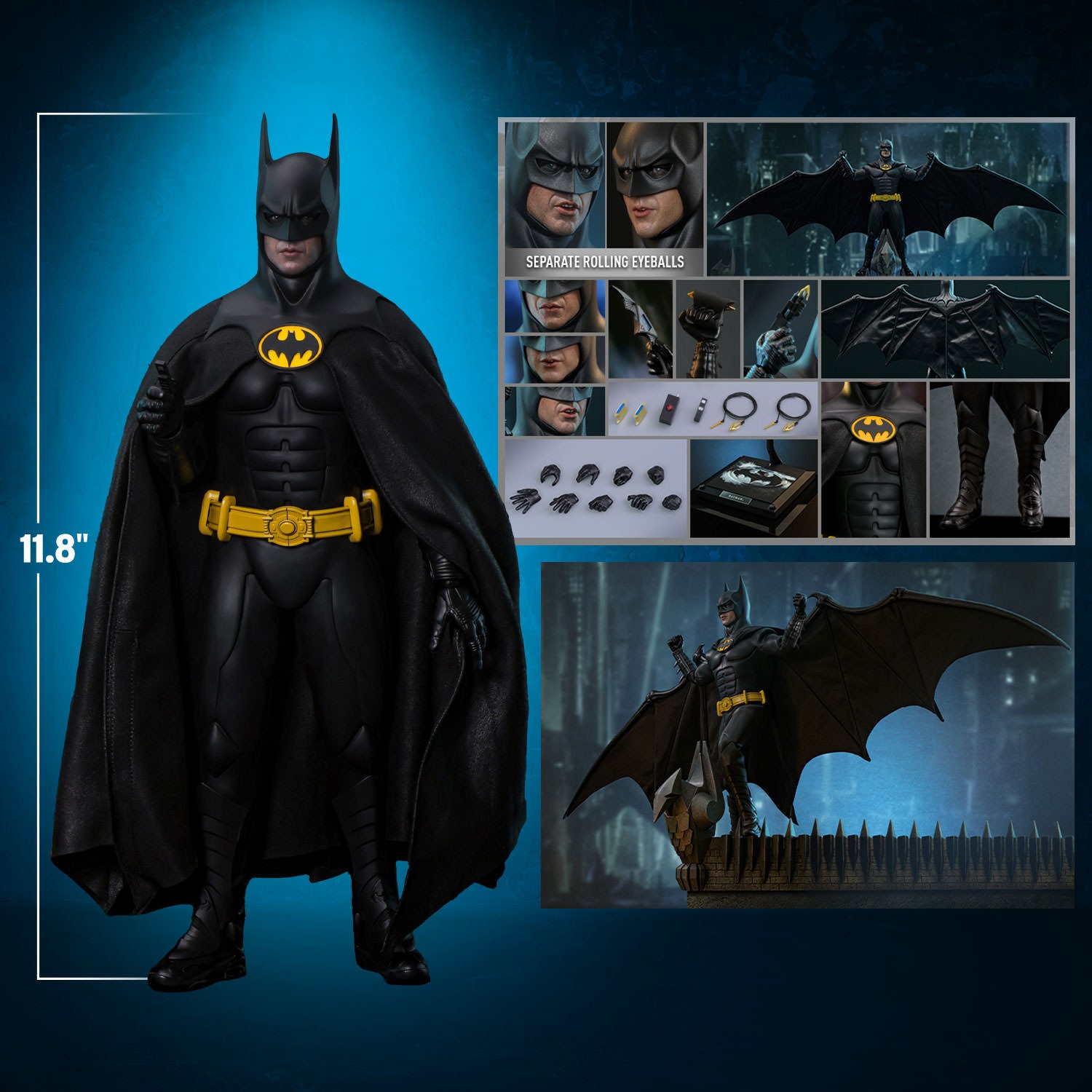 出産祝い Scale Sixth Version) (Deluxe Batman Figure Toys Hot by アメコミ
