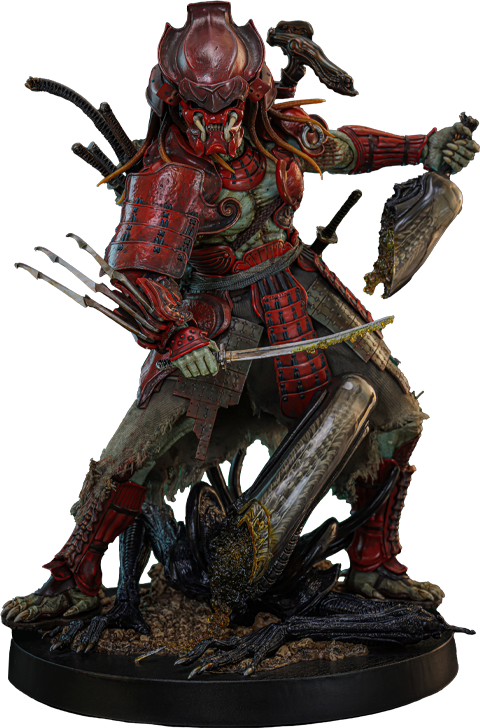 Akaoni Samurai Predator Sixth Scale Figure by Hot Toys Akaoni Samurai Predator Sixth Scale Figure by Hot Toys