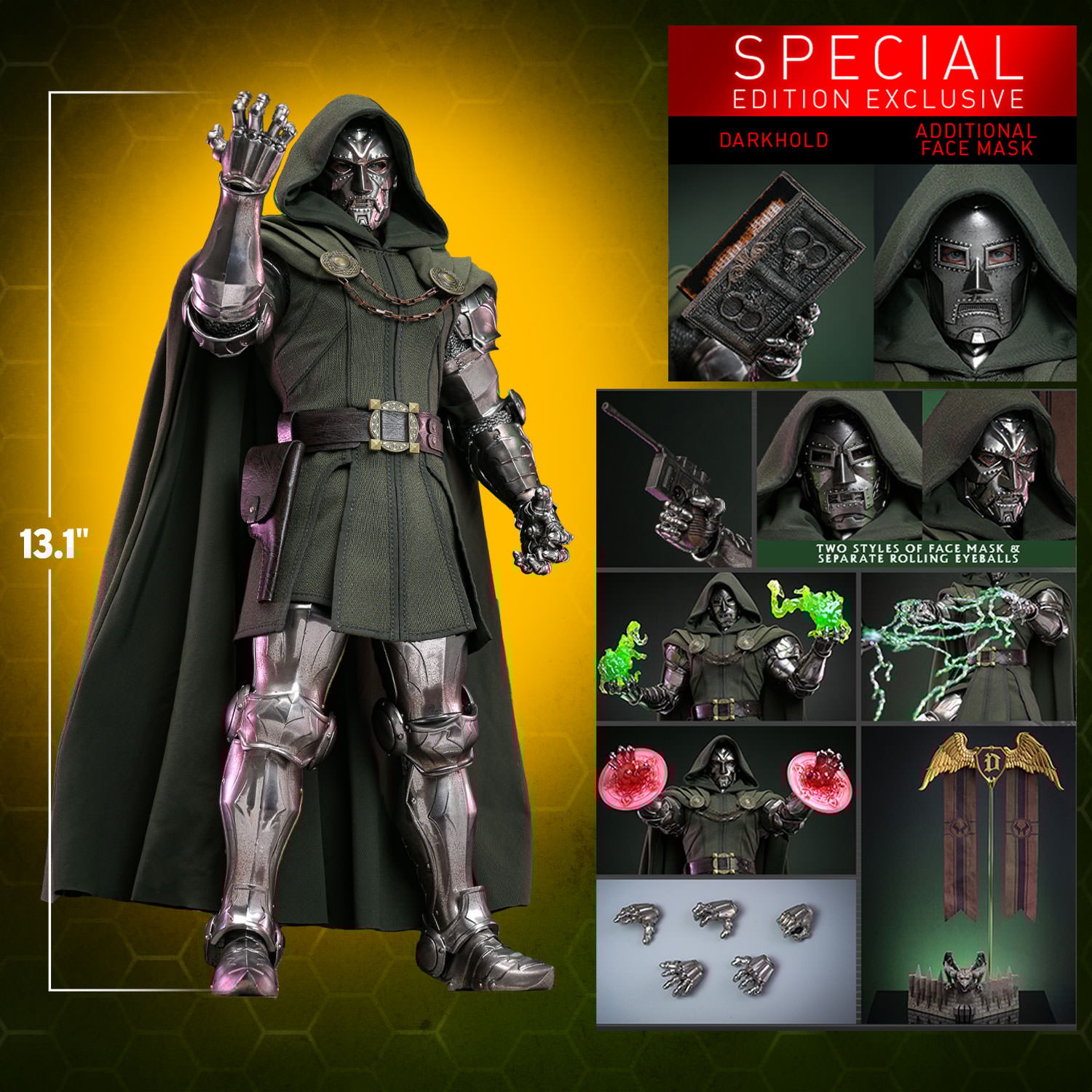 Dr doom hot toys clearance