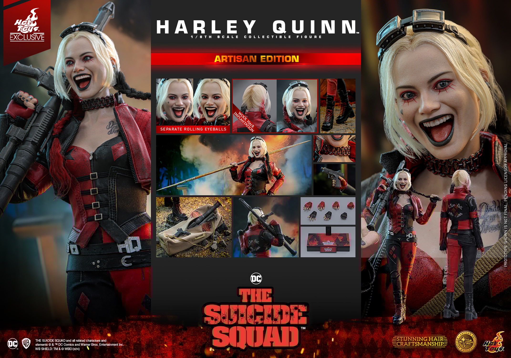 Harley Quinn (Artisan Edition) Sixth Scale Figure by Hot